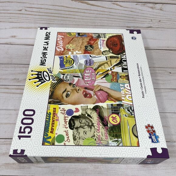 Sweet Happy Life 1500 PC Puzzle by King of Pop Art Nelson De La Nuez NEW - Picture 8 of 9